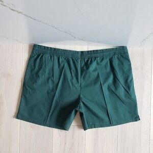 Islander Swim Shorts Mens XL Green Lined Drawstring Swimming Trunks